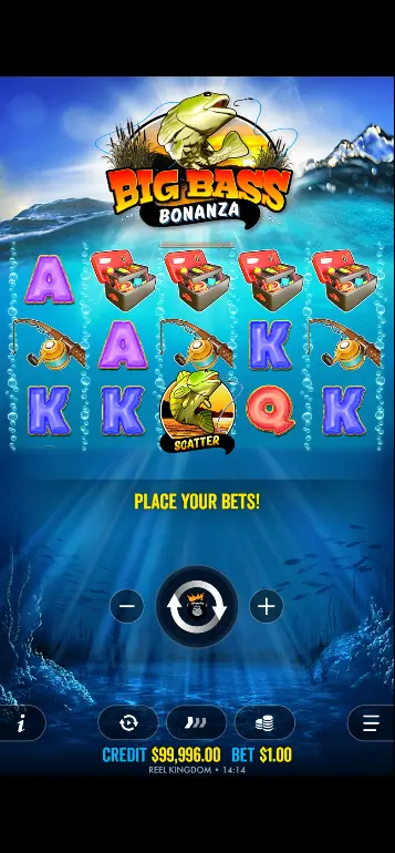 Zusätzliche Money-Fish-Werte bei einem einzelnen Wild in Big Bass Bonanza